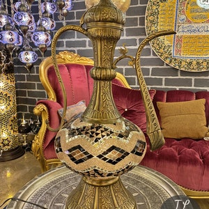 Bohemian Turkish/Moroccan Stained Glass Mosaic Table Lamp