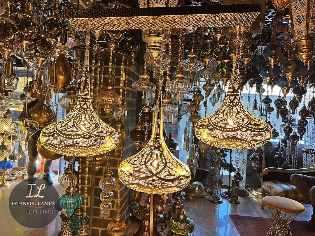Modern Moroccan/turkish Pendant Chandelier | Kitchen & Dining Table ...