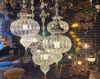 Turkish\Moroccan Glass Chandelier