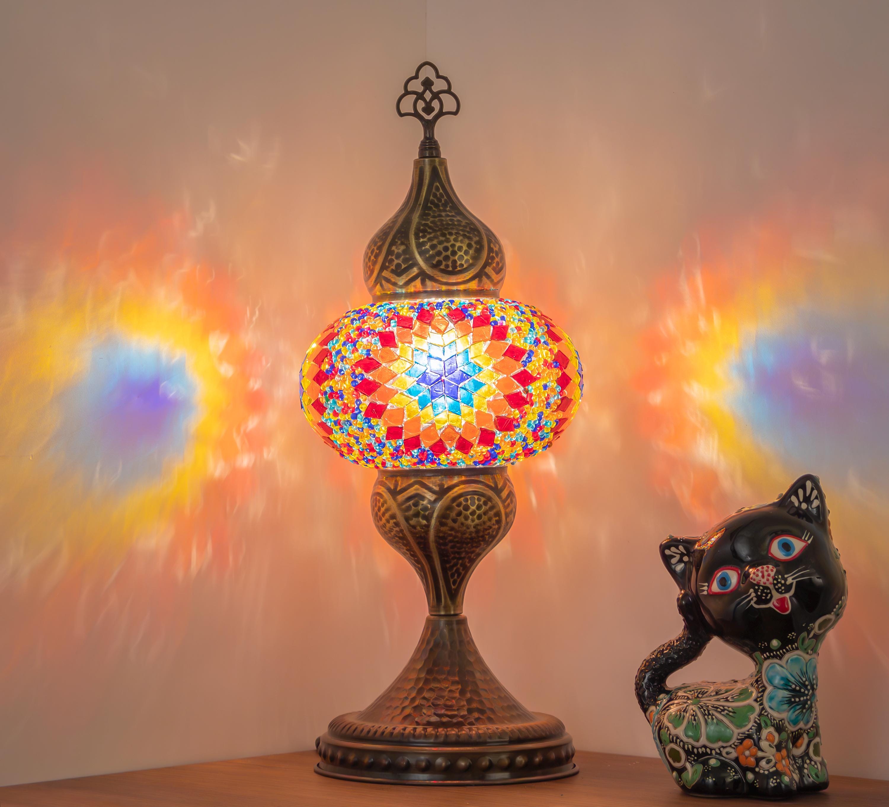 Turkish mosaic lamp - Etsy 日本