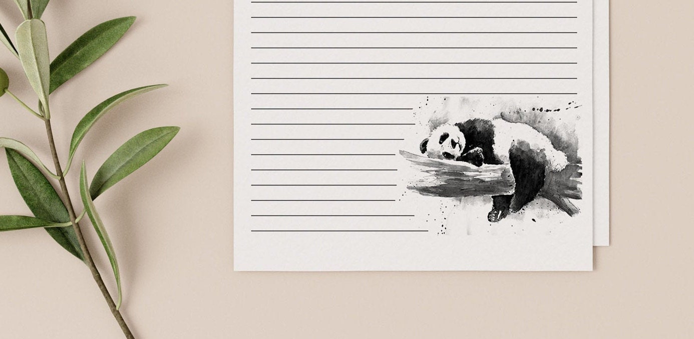 Printable Aesthetic Stationery Papers Digital Download Etsy