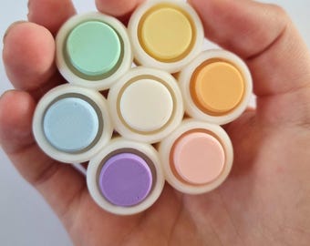 Rainbow Cluster Button - A Fidget Gift Made From Plant-Based Bio-Plastic