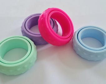Textured Fidget Ring - choose your size