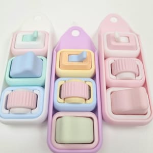 Trio van nano-fidgets: ultradiscrete/kleine fidgets