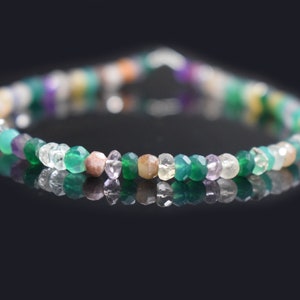 Natural Multi Gemstone Beads | AAA Faceted Beads | Loose Beads | Multi Mix Stone Beads, Multi Gemstone Round Beads Strand For Jewelry Making