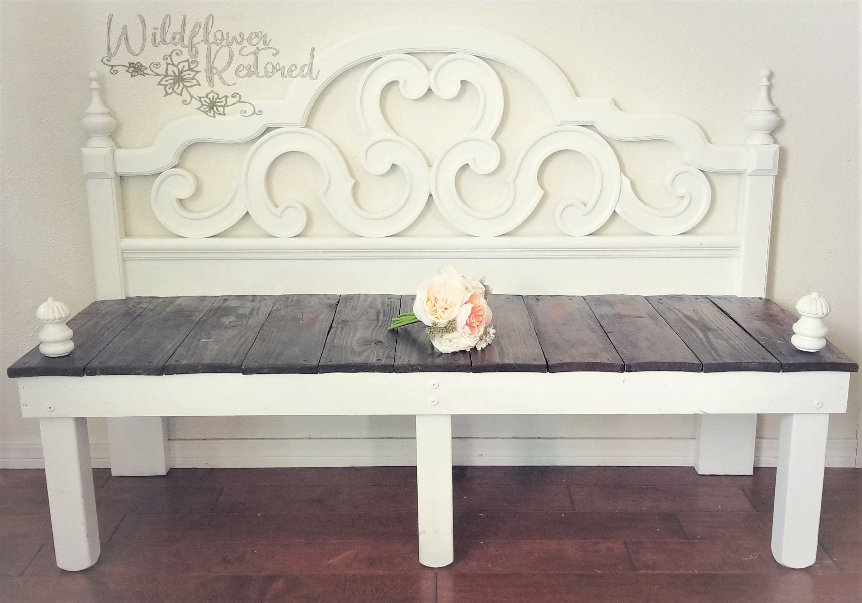 SOLD Handmade Headboard Bench Etsy