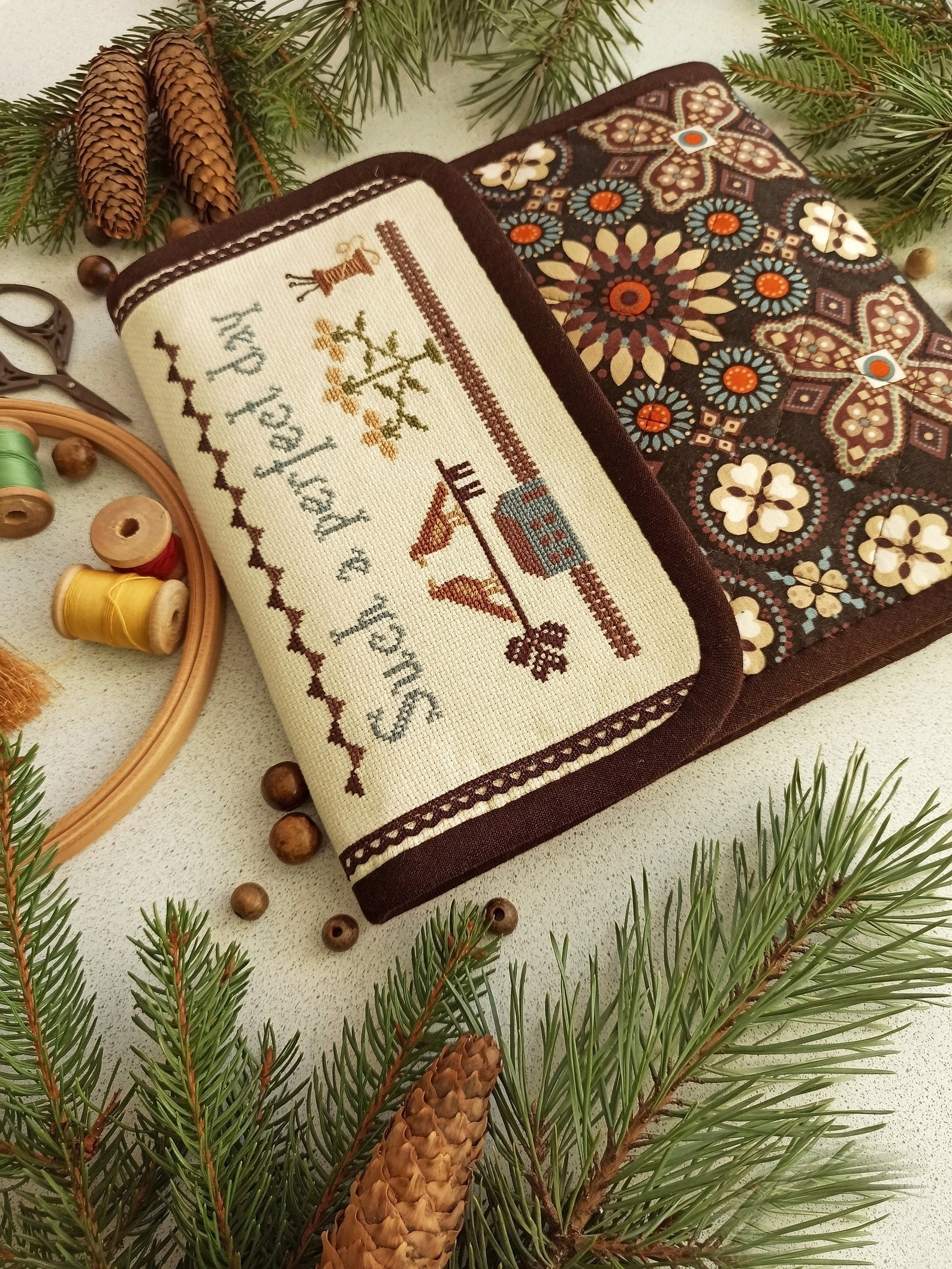 Cross stitch organizer folder Needlework Organizer travel Etsy