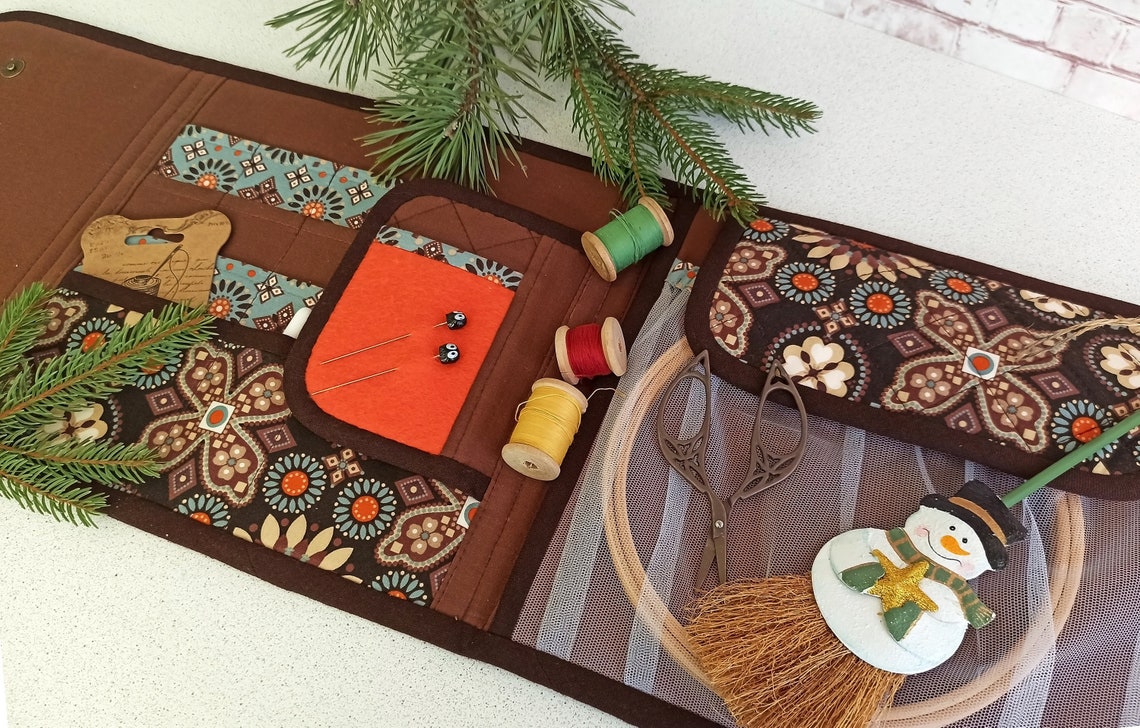 Cross stitch organizer folder Needlework Organizer travel Etsy