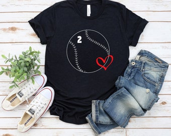 Chemise de baseball personnalisée, chemise de numéro de baseball personnalisée, réservoir de baseball, maman de baseball, chemise de maman de baseball, numéro de joueur, chemises de softball