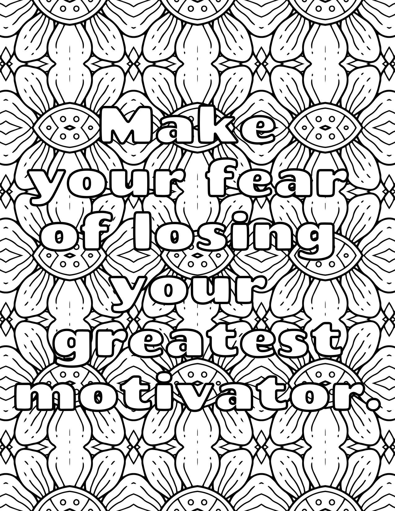 Printable Daily MantraColoring Book Self Care Artwork Etsy