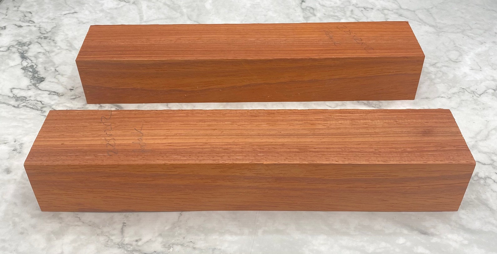 Padauk wood turning blanks 2x2.25x12 Blankwood Supply Co. Etsy