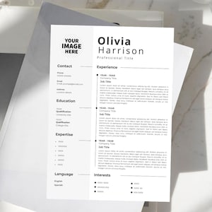 Standard British CV template | Professional | Editable