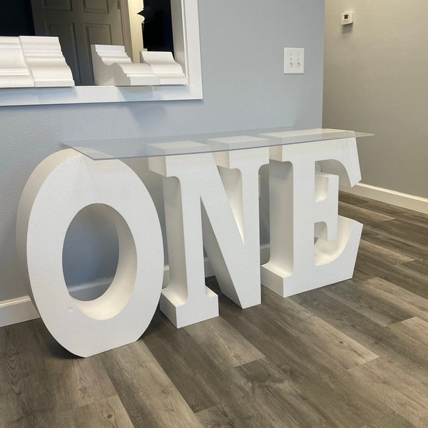 Table Base Letters Etsy