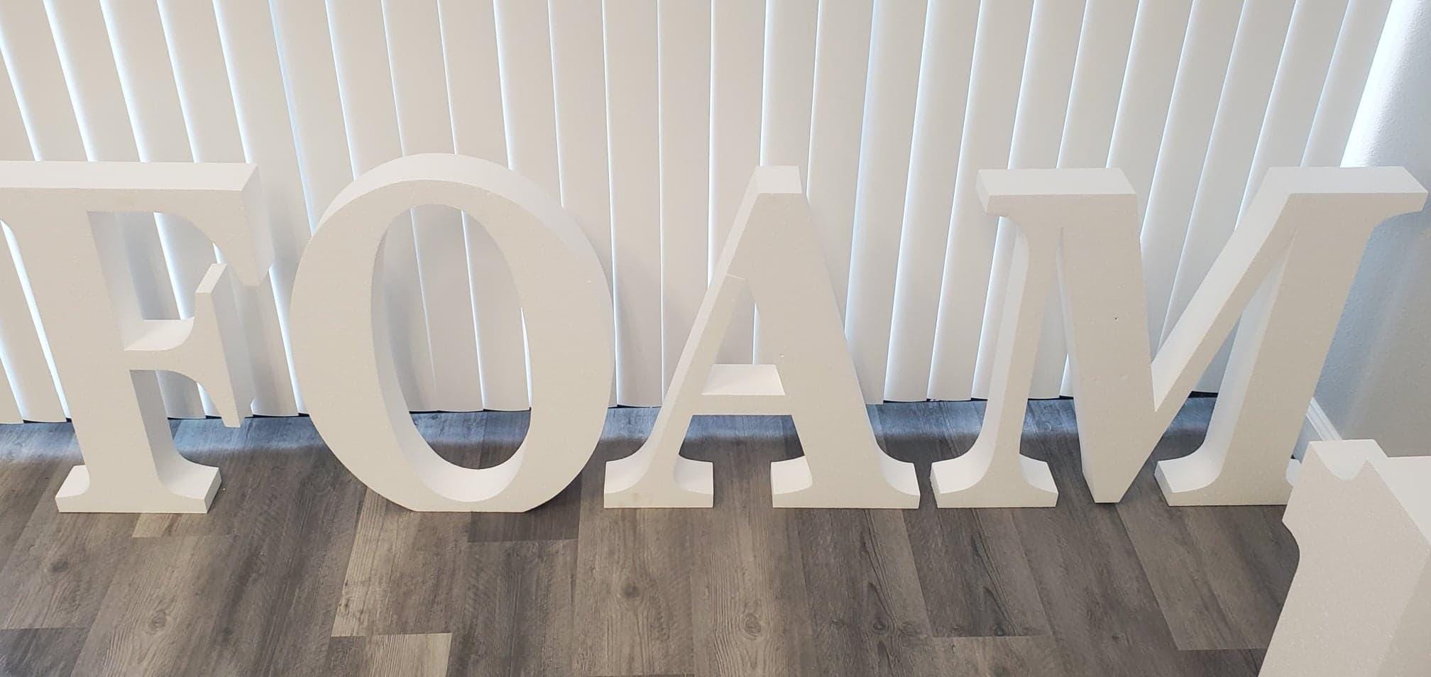 Table Base Foam Letters for Parties, Fun Events | 30