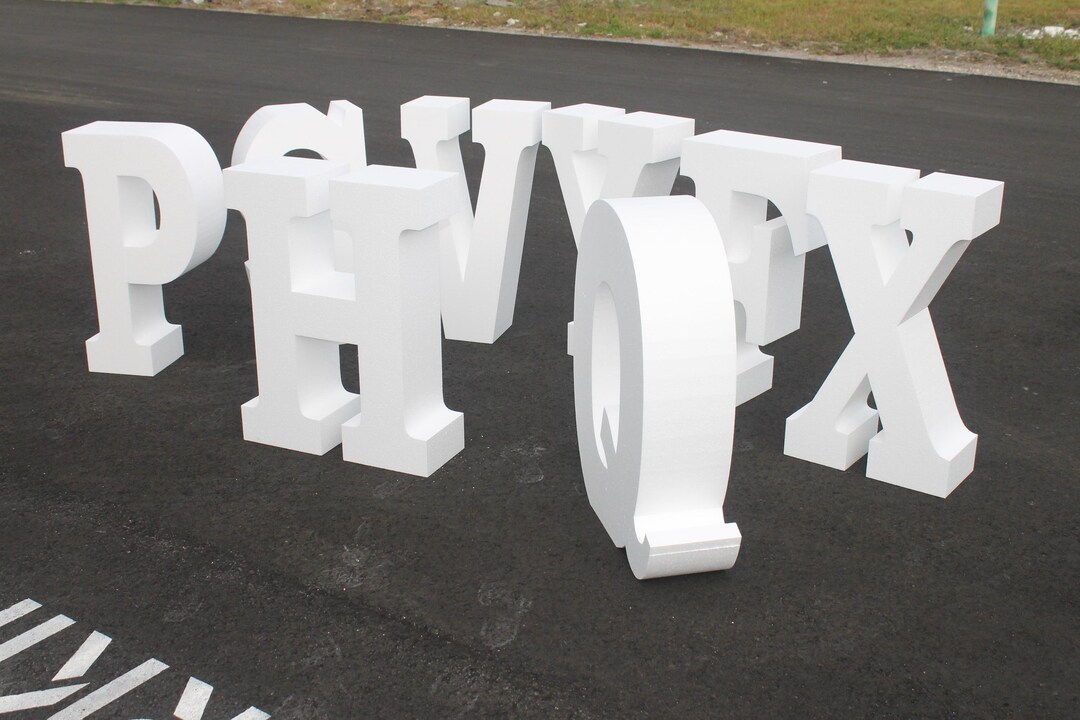 Foam Word Letter Props, Letters & Numbers! | per Letter 3D Foam Custom ...