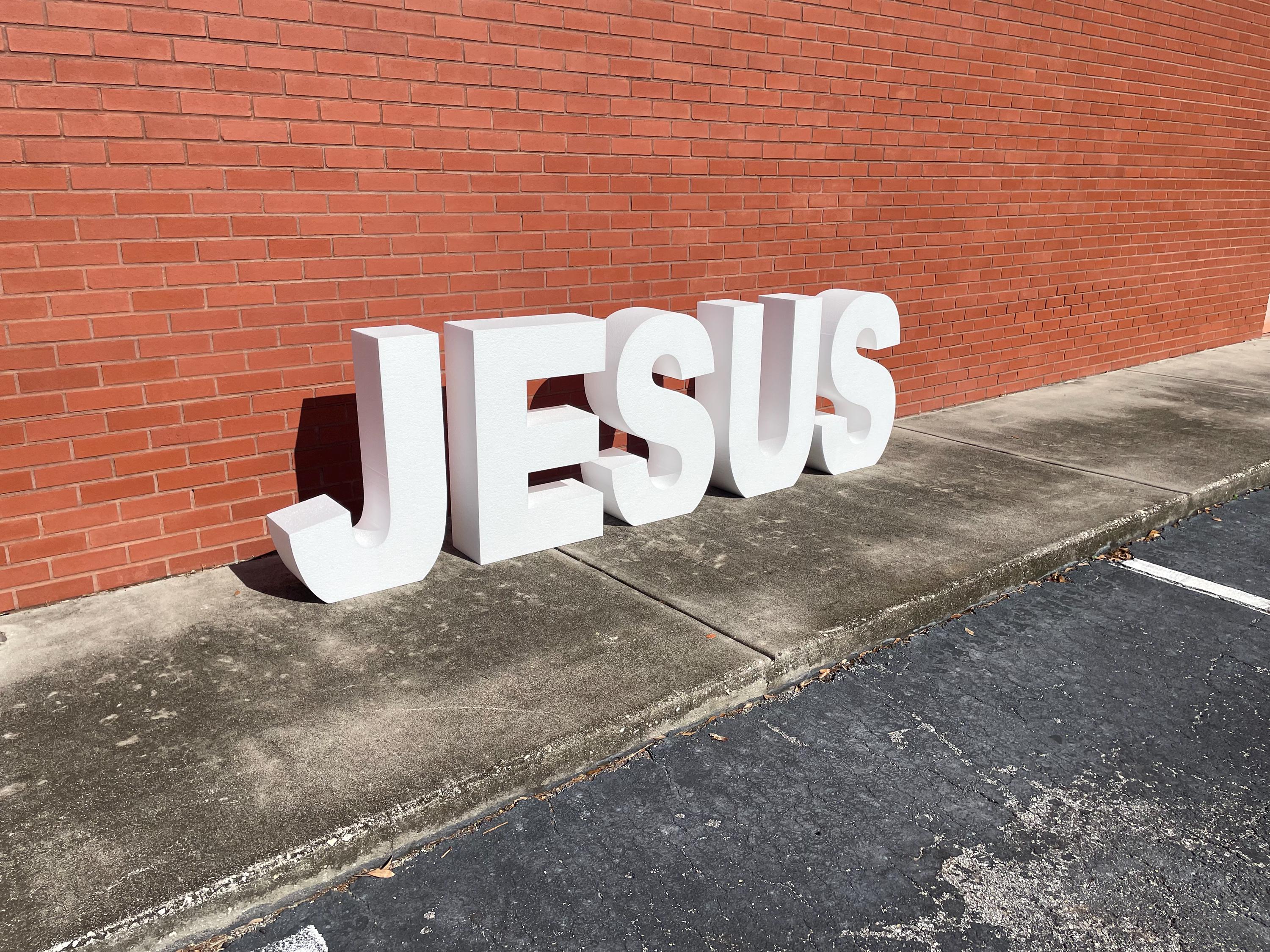 Outdoor Lettering Sign Large Large Letters for Outside Use, Self Standing 3D Foam Letters for ...