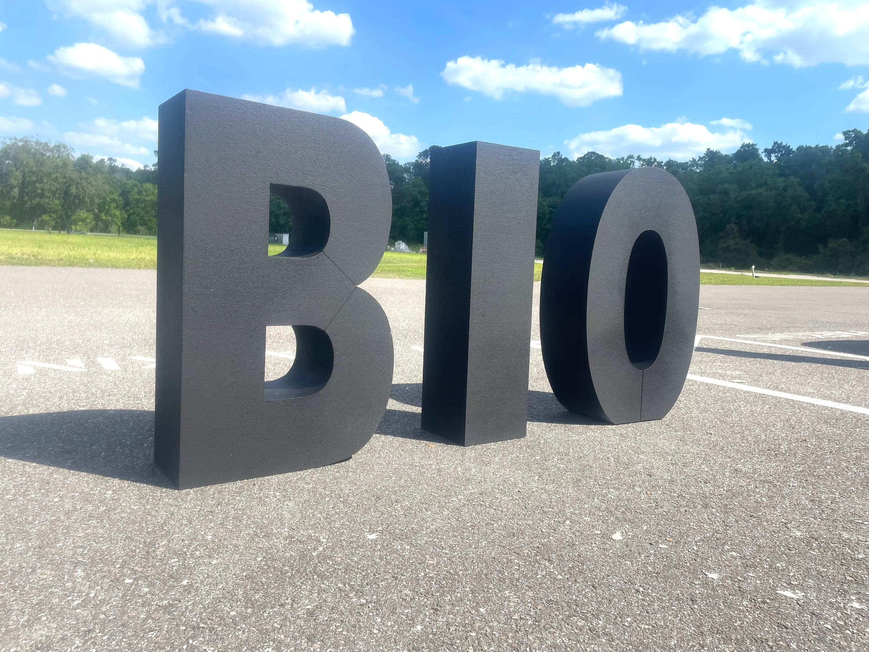 Customizable Painted 3D Letters | Large Colorful Letter Backdrop Prop ...