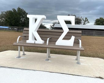 Giant Styrofoam Greek Letters | Standing Greek Words Letter Cutout | Items for Sororities and Fraternities Events/Parties | College Décor