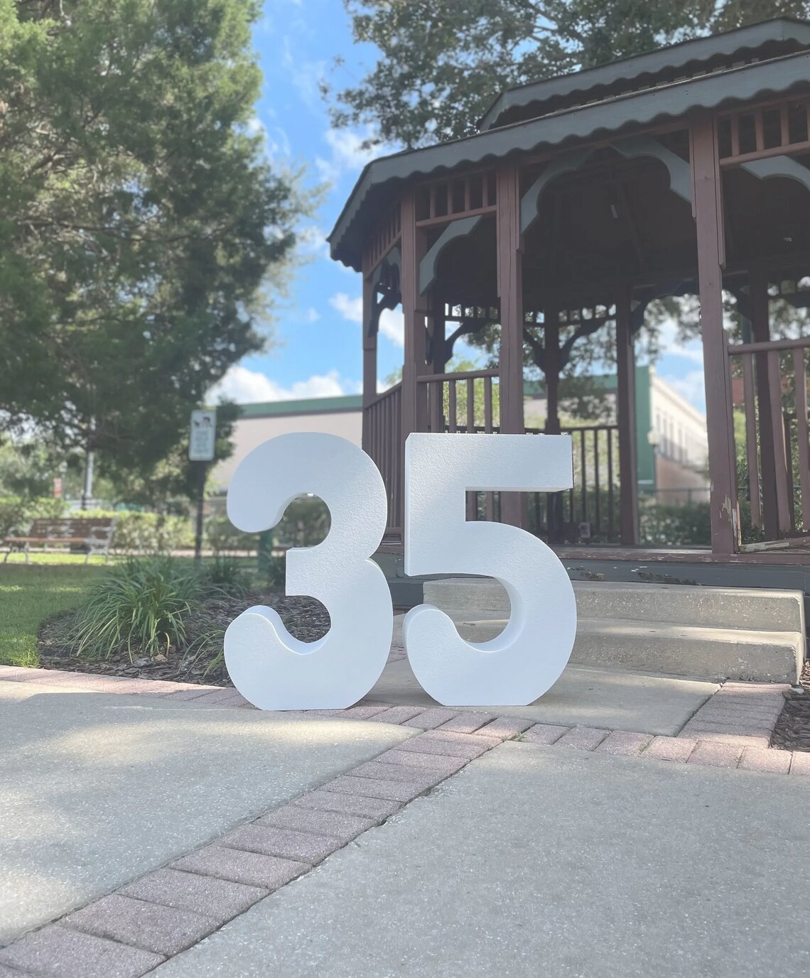 Giant Standing Numbers Pick 2 | Large 3D Customizable Styrofoam Numbers ...