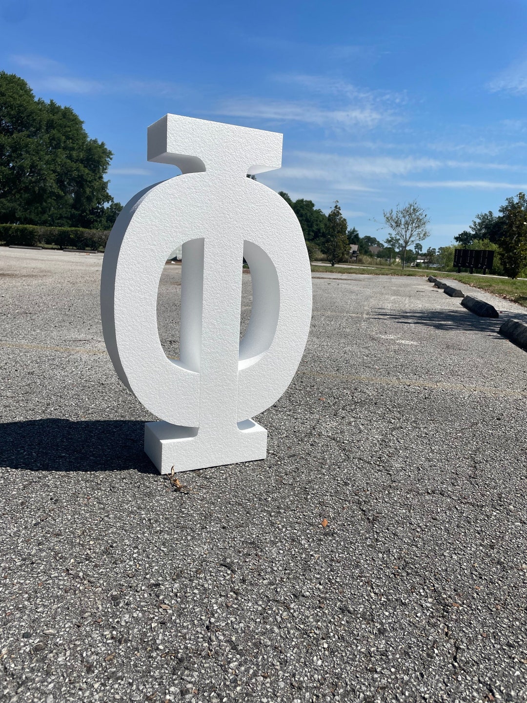 3D Foam Greek Letters Large 30 Tall Self Standing Greek Symbol