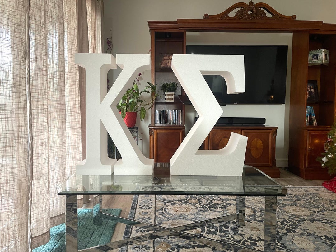 Table Top Greek Letters | All Greek Alphabet Characters 3D Foam Prop 30 ...