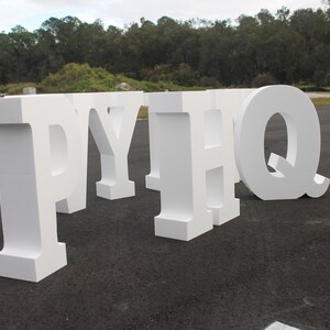 Foam Word Letter Props, Letters & Numbers! | per Letter 3D Foam Custom ...