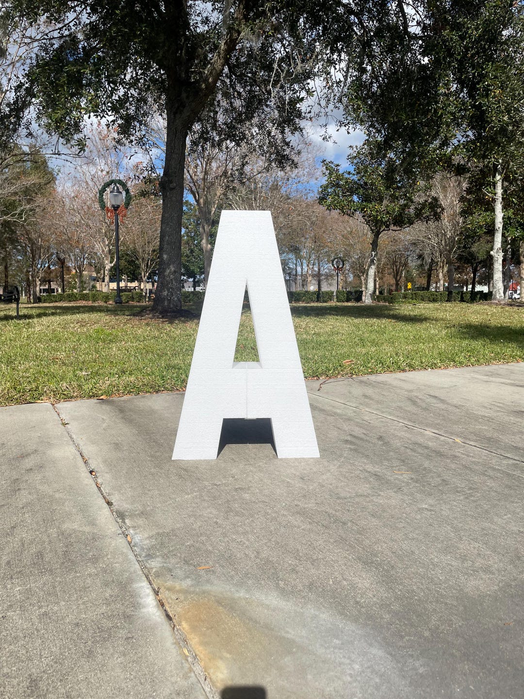 Huge Foam Letters for the Outdoors, Self Standing Characters for ...