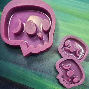 Skull Mold Silicone mold Epoxy art mold Skulls mold Premium silicone Skeleton mold Skull earring Skulls mold Clear mold UV mold