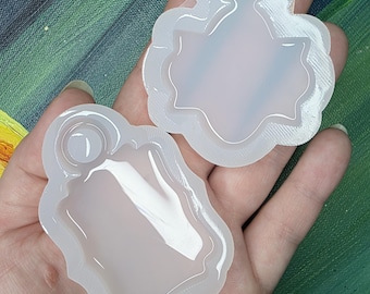 Gift Tag Mold Handmade Glossy Mold Premium silicone Mold Epoxy Christmas mold for Epoxy DIY Crafts