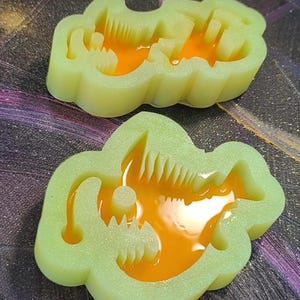Anglerfish Silicone Mold • Handmade Glossy Shiny Domed Mold • Craft Mold for UV Epoxy, Wax, Clay & Jesmonite