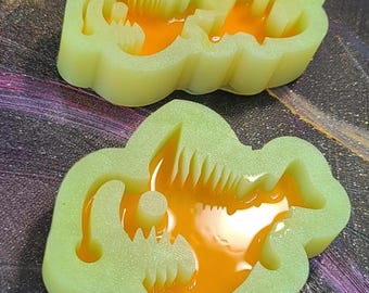 Anglerfish Silicone Mold • Handmade Glossy Shiny Domed Mold • Craft Mold for UV Epoxy, Wax, Clay & Jesmonite