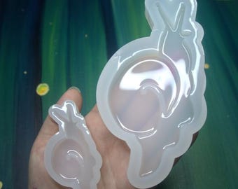 Snail Handmade Silicone Mold  Unique Handmade Glossy Mold | UV Epoxy, Jesmonite & Wax