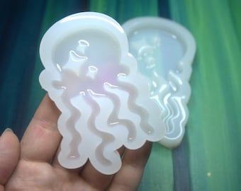 Sparkle Jellyfish Mold Silicone mold  Unique Handmade Glossy Mold | UV Epoxy, Jesmonite & Wax