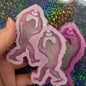 Love Bigfoot Handmade Mold Silicone mold resin art silicone Bigfoot mold Premium silicone Sasquatch Bigfoot Clear mold UV Mold Sasquatch