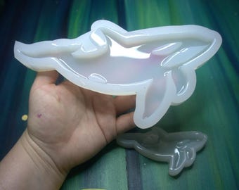 Orca Whale Silicone Mold  Unique Handmade Glossy Mold | UV Epoxy, Jesmonite & Wax