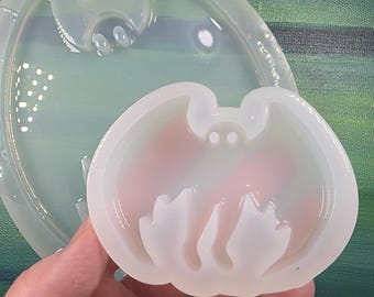 Molde brillante de Mothman, molde brillante de pie, profundo y abovedado, molde de silicona hecho a mano, molde transparente de silicona premium UV, elija el diseño