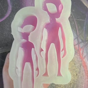 XL Alien Mold Silicone Alien mold resin alien earring mold Alien mold Premium silicone Multi Alien mold Clear Mold