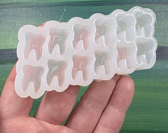 Teeth Palette Mold Molar Tooth set Mold Glossy Silicone Mold