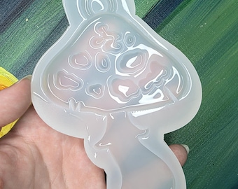 Amanita Mushroom Ornament Mold Handmade Glossy Mold Premium silicone Mold Epoxy Christmas mold for Epoxy DIY Crafts
