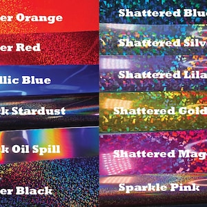 Planche d'autocollants chauves-souris miniatures en vinyle holographique • Décoration imperméable pour agenda, journal et scrapbooking image 7