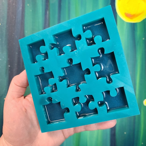 Puzzle Mold Silicone mold silicone puzzle pieces mold Premium silicone mold