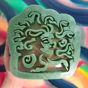 XL MEDUSA Mold Silicone mold Deep Standing Mold clear mold UV mold