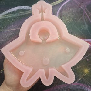 XL UFO Alien Mold Silicone Alien mold resin alien Standing  mold Alien mold Premium silicone Multi Alien mold Clear Mold