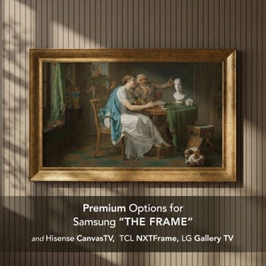 Gold Gilded Striped TV Frame, TCL NXTFrame, Decorative Frame, Samsung Frame Tv Bezel, Frame for Tv, Customizable TV Frame image 4