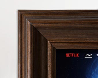 Soft Luminous Gold Tones Tv Frame, TCL NXTFrame, Frame for Samsung Tv 2021-2025, Decorative Frame, Samsung Frame Tv Bezel