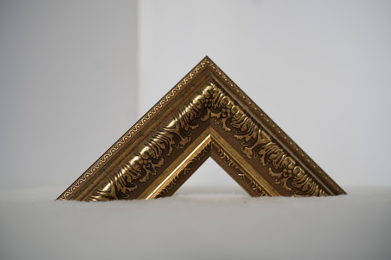 Gold Gilded Striped TV Frame, Compatible with all TV Brand, Decorative Frame, Samsung Frame Tv Bezel, Frame for Tv, Customizable TV Frame