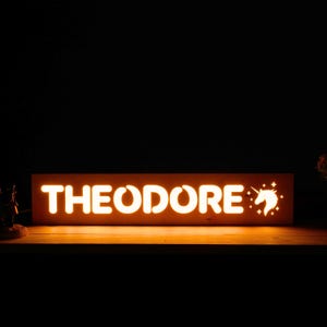 Custom Night Light - Personalized Baby Toddler Night Lamp - Personalized Baby Gift - Nursery Light with Name - Baby Room Decor - Name Sign