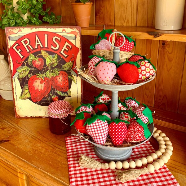 Strawberry Decor Etsy