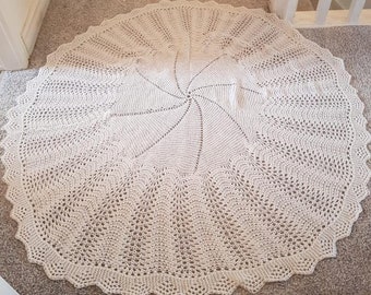 Hand Knitted Baby Shawl