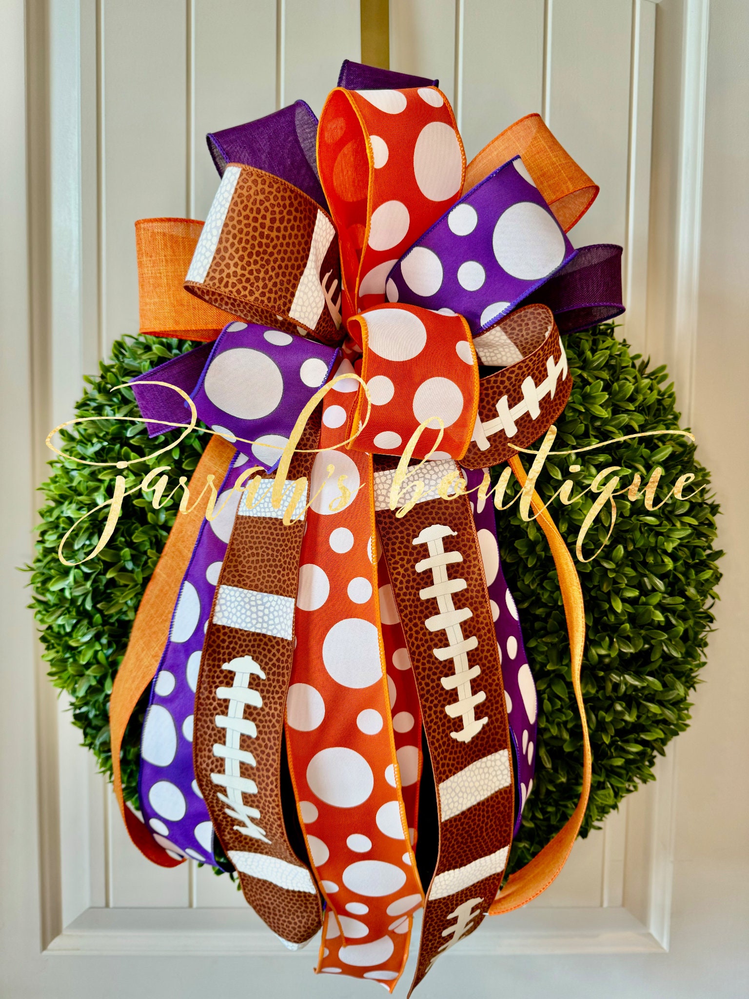 Clemson Wreath - Etsy display picture 1